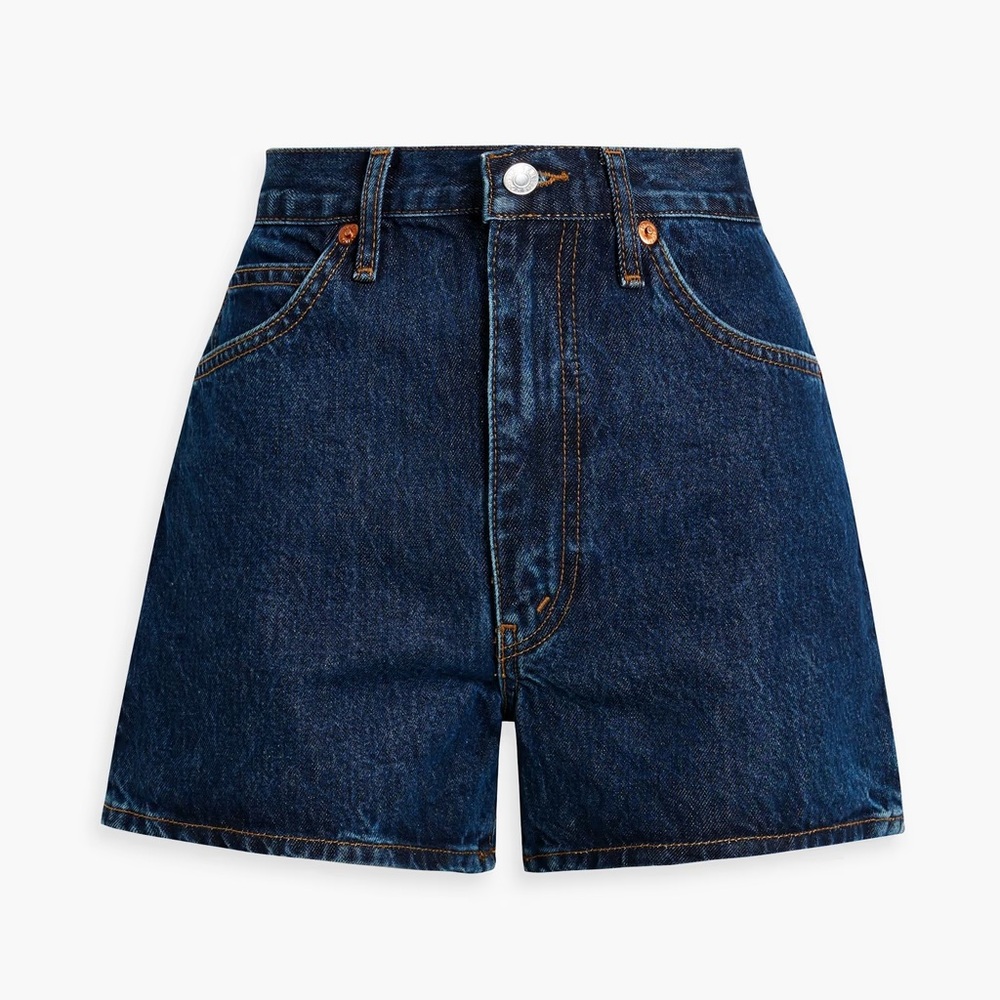 REDONE - Dark Denim Shorts